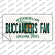 Buccaneers Fan Florida Novelty Sticker Decal
