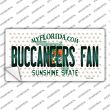 Buccaneers Fan Florida Novelty Sticker Decal