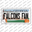 Falcons Fan Georgia Novelty Sticker Decal