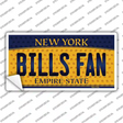 Bills Fan New York Novelty Sticker Decal