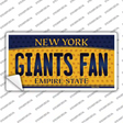 Giants Fan New York Novelty Sticker Decal