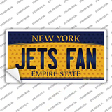 Jets Fan New York Novelty Sticker Decal