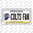 Colts Fan Bicentennial Indiana Novelty Sticker Decal