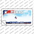 Texas New State Novelty Sticker Decal