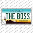The Boss Arizona Novelty Sticker Decal