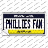 Phillies Fan Pennsylvania Novelty Sticker Decal