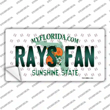 Rays Fan Florida Novelty Sticker Decal
