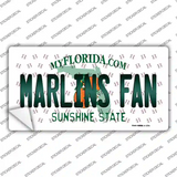 Marlins Fan Florida Novelty Sticker Decal