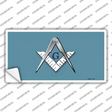 Masons Logo Novelty Sticker Decal
