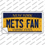 Mets Fan New York Novelty Sticker Decal