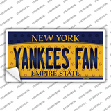 Yankees Fan New York Novelty Sticker Decal