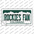 Rockies Fan Colorado Novelty Sticker Decal