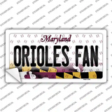 Orioles Fan Maryland Novelty Sticker Decal
