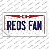 Reds Fan Ohio Novelty Sticker Decal