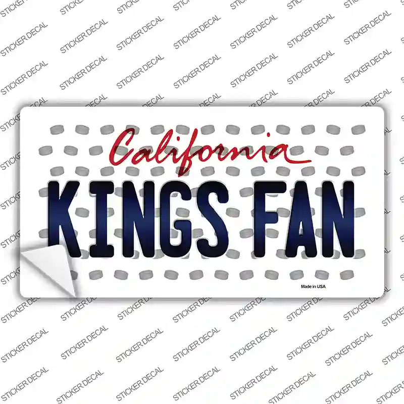 Kings Fan California Novelty Sticker Decal