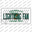 Lightning Fan Florida Novelty Sticker Decal