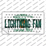 Lightning Fan Florida Novelty Sticker Decal
