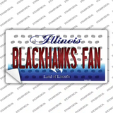 Blackhawks Fan Illinois Novelty Sticker Decal