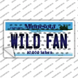 Wild Fan Minnesota Novelty Sticker Decal