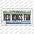 Red Wings Fan Michigan Novelty Sticker Decal