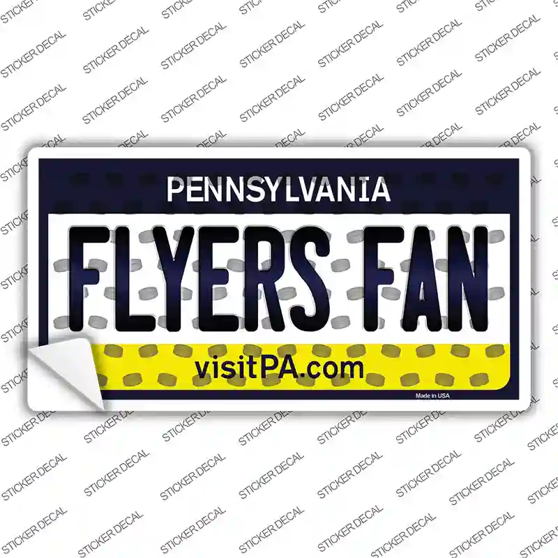Flyers Fan Pennsylvania Novelty Sticker Decal