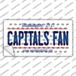 Capitals Fan Washington DC Novelty Sticker Decal