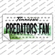Predators Fan Tennessee Novelty Sticker Decal