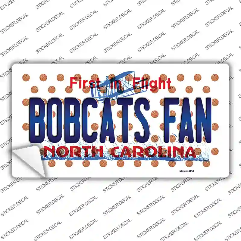Hornets Fan North Carolina Novelty Sticker Decal