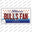 Bulls Fan Illinois Novelty Sticker Decal