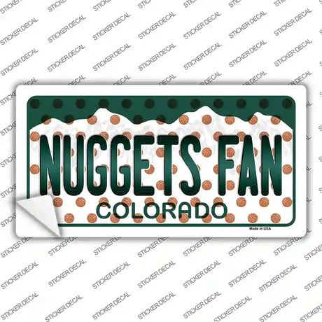Nuggets Fan Colorado Novelty Sticker Decal