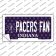 Pacers Fan Indiana Novelty Sticker Decal