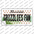 Grizzlies Fan Tennessee Novelty Sticker Decal