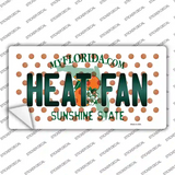Heat Fan Florida Novelty Sticker Decal