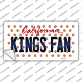 California Kings Fan Novelty Sticker Decal