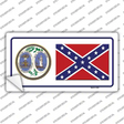 Confederate Flag South Carolina Seal Novelty Sticker Decal
