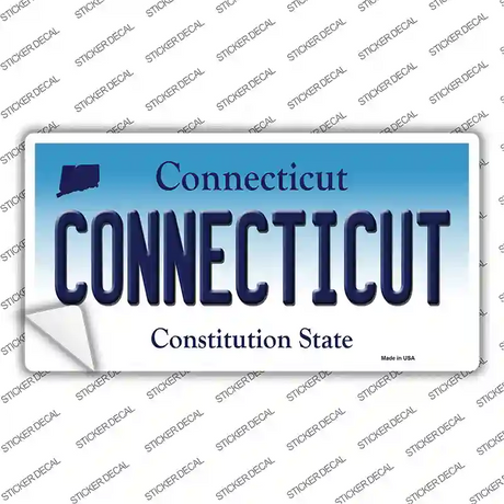 Connecticut Novelty Sticker Decal
