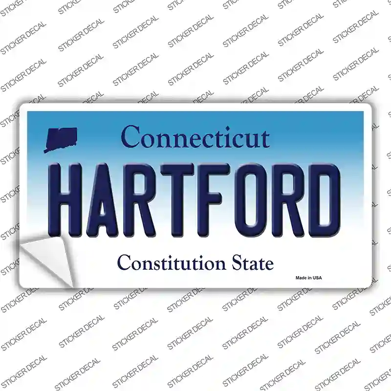 Hartford Connecticut Novelty Sticker Decal