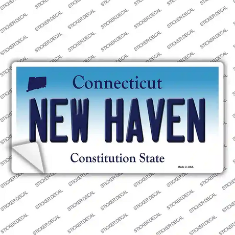New Haven Connecticut Novelty Sticker Decal
