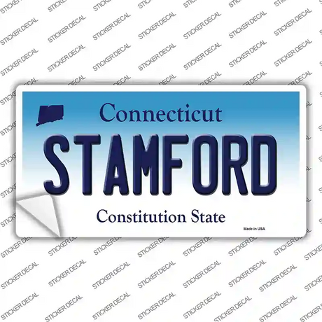 Stamford Connecticut Novelty Sticker Decal