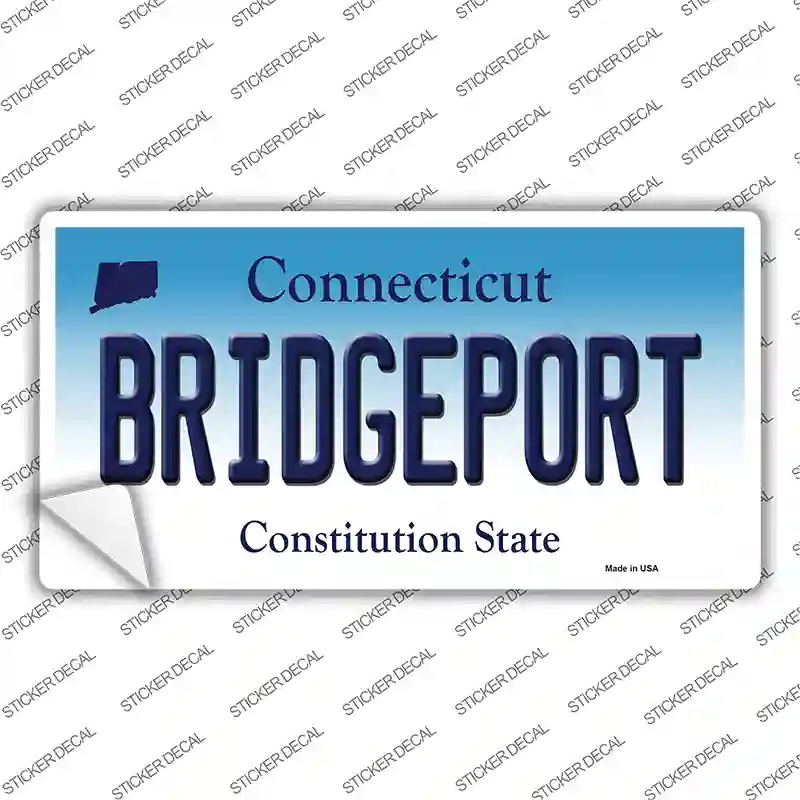 Bridgeport Connecticut Novelty Sticker Decal