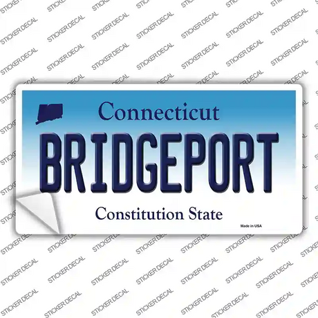 Bridgeport Connecticut Novelty Sticker Decal