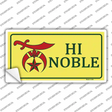High Noble Novelty Sticker Decal