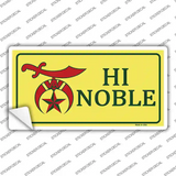 High Noble Novelty Sticker Decal