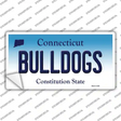 Bulldogs Connecticut Novelty Sticker Decal