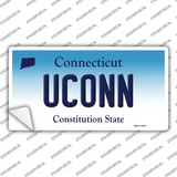 UConn Connecticut Novelty Sticker Decal