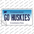 Go Huskies Connecticut Novelty Sticker Decal