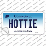 Hottie Connecticut Novelty Sticker Decal