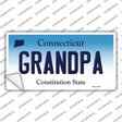 Grandpa Connecticut Novelty Sticker Decal