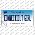 Connecticut Girl Connecticut Novelty Sticker Decal