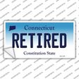 Retired Connecticut Novelty Sticker Decal